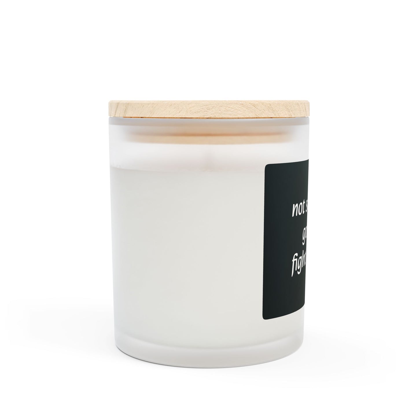 Fight or Flight Frosted Glass Candle