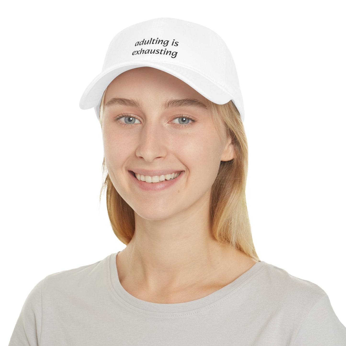 Adulting Is Exhausting Baseball Cap