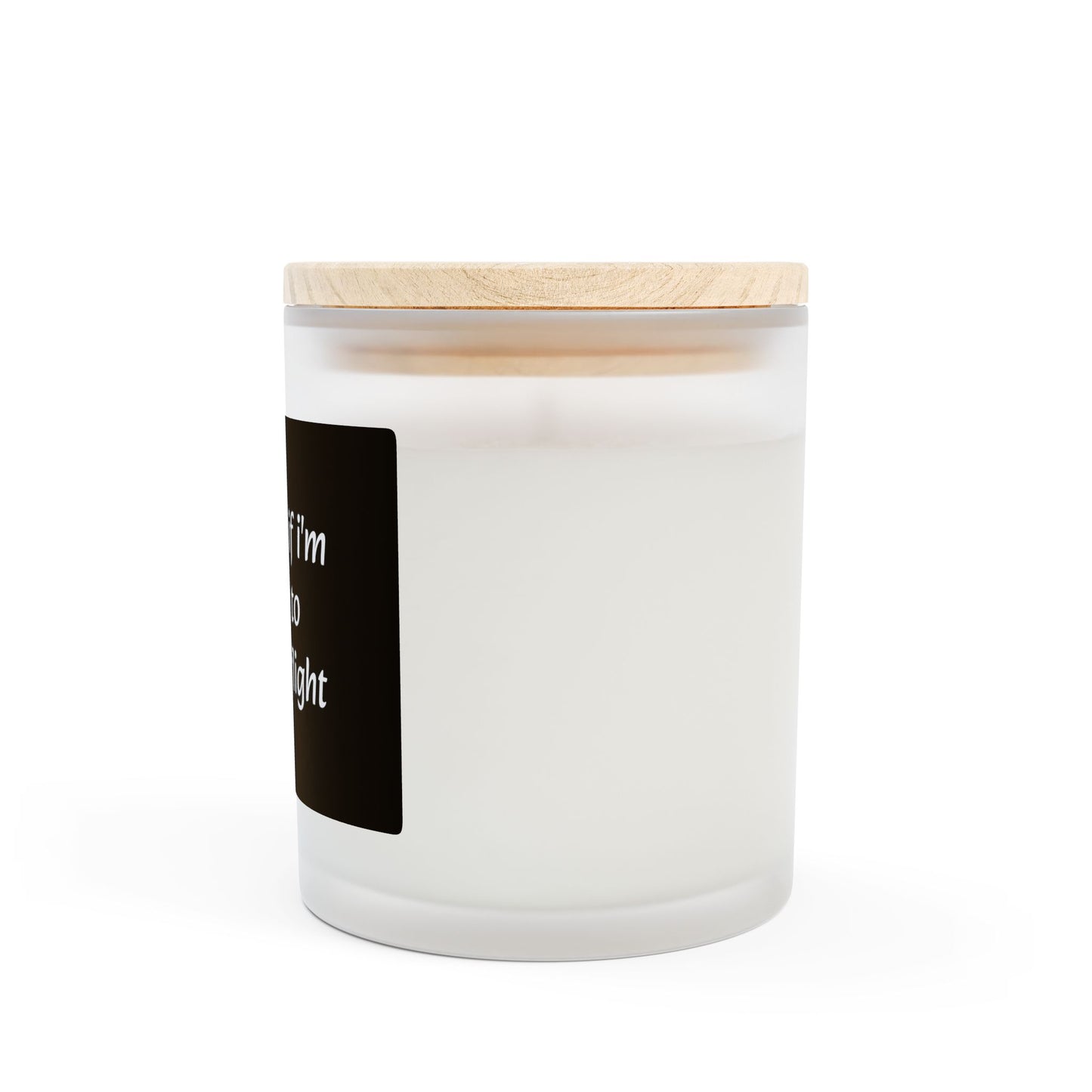 Fight or Flight Frosted Glass Candle